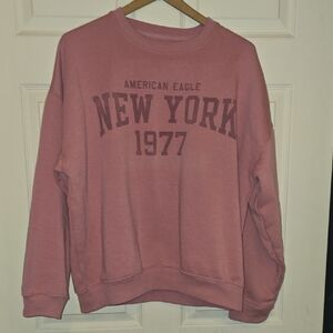 American Eagle Dusty Rose Pullover